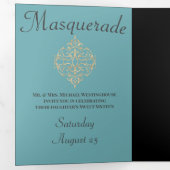 Sweet 16 Masquerade Party Einladung (Innen Erste Seite)