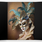 Sweet 16 Masquerade Party Einladung (Innenseite Mitte)