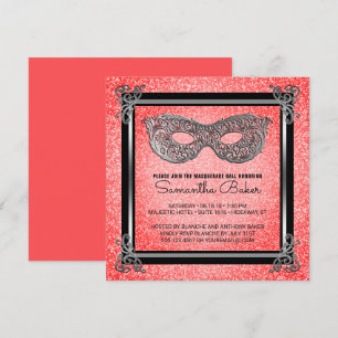 Sweet 16 Masquerade Party   Sweet 16 Geburtstag Einladung