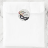 Sweet 16 Masquerade Sticker mit Rot und Gold (Tasche)