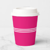 Sweet 16 on Pink Birthday Party Pappbecher (Rückseite)