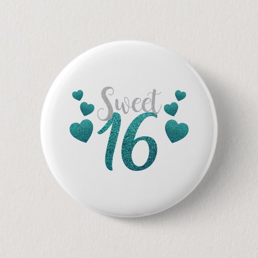 Sweet 16 Party Button (Vorderseite)