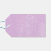 Sweet 16 Party Gold Tiara Lavender Floral Geschenkanhänger (Rückseite Horizontal)