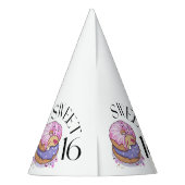Sweet 16 Party Hat Partyhütchen (Rückseite)