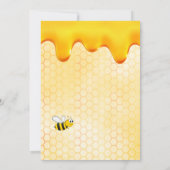 Sweet 16 Party Honigwabenkraub Einladung (Rückseite)