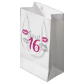 Sweet 16 Party Kleine Geschenktüte (Vorderseite Schrägansicht)