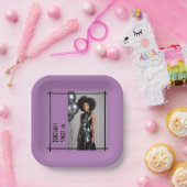 Sweet 16 Party lilac lila Foto Pappteller (Party)