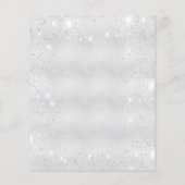 Sweet 16 Party silberrot Rosa Einladung (Rückseite)