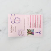 Sweet 16. Passport-Einladung Einladung (Innenseite)