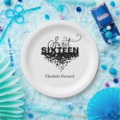 Sweet 16 Personalisiert Pappteller (Party)