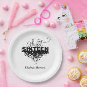 Sweet 16 Personalisiert Pappteller (Party)