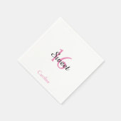 Sweet 16 Personalisiert Serviette (Ecke)