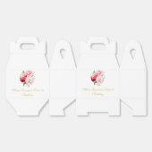 Sweet 16 Personalized Floral Party Favors Geschenkschachtel (Ungeklappt)