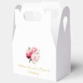 Sweet 16 Personalized Floral Party Favors Geschenkschachtel (Offen)