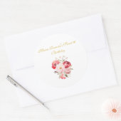 Sweet 16  Personalized Floral Stickers (Umschlag)