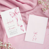 Sweet 16 Pink Bow Geburtstag Einladung