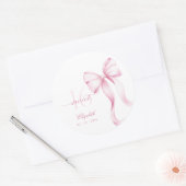 Sweet 16 Pink Bow Stickers (Umschlag)