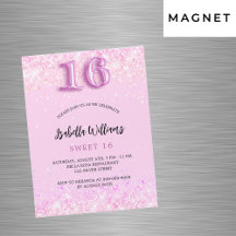 Sweet 16 pink Konfetti Girl Party Luxus
