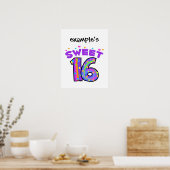 Sweet 16 Poster - kreieren Sie Ihre eigenen (Küche)