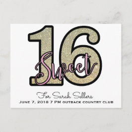 Sweet 16 Postkarten