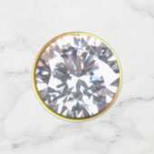 Sweet 16 Princess Tiara auf Light Turquoise Blue Konfetti (Klein Vorderseite)