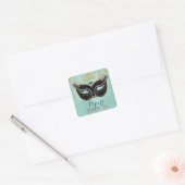 Sweet 16 Quinceanera Masquerade Gunst Sticker (Umschlag)