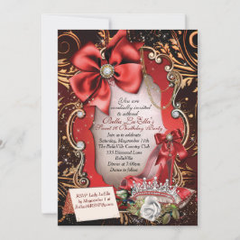 Sweet 16 Quinceanera-Party Einladungen