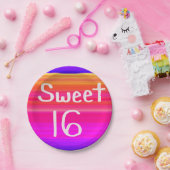 Sweet 16 Rainbow Pappteller (Party)