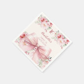 Sweet 16 Rosa Bugcreme Rose Serviette (Ecke)