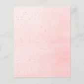 Sweet 16 Rosa Glitzer Rosa Ballons Budget Flyer (Hinten)