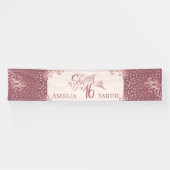 Sweet 16 Rose Gold Banner (Horizontal)