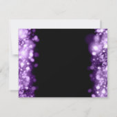 Sweet 16 "Save the Date" Funkellichter Lila Save The Date (Rückseite)