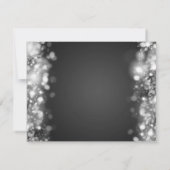 Sweet 16 "Save the Date" funkelnde Lichter Silber Save The Date (Rückseite)
