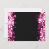 Sweet 16 "Save the Date" funkelnde Lights Blush Save The Date (Rückseite)