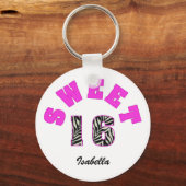 Sweet 16 Schlüsselanhänger (Vorderseite)