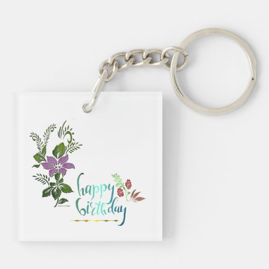 Sweet 16 Schlüsselring (Rückseite)