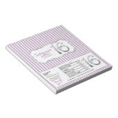 Sweet 16 Schokolade Bar Wrappers Notizblock (angewinkelt)