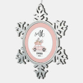 Sweet 16 Script Photo Car Snowflake Ornament (Rechts)