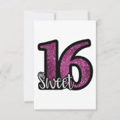 Sweet 16 Sechzehn Feier (Vorderseite)