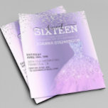 Sweet 16 Sechzehn Geburtstagsparty Dress Diamonds<br><div class="desc">Ein Design pro Blatt. Umschläge nicht enthalten. Dieses Design kann in dem Bereich personalisiert werden, der durch das Ändern des Fotos und/oder Textes zur Verfügung gestellt wird. Sie können auch angepasst werden, indem Sie auf Vorlage personalisieren klicken und dann auf die Schaltfläche klicken, um weitere Optionen anzupassen, um die Hintergrundfarbe...</div>