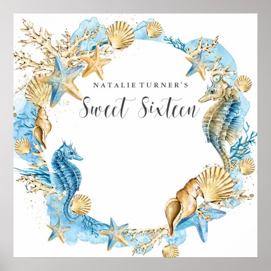 Sweet 16 Signature Message Board Poster (Vorne)