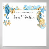 Sweet 16 Signature Message Board Poster (Vorne)