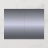 Sweet 16 silber Glitzer tiara Einladungspostkarte (Rückseite)