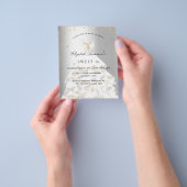 Sweet 16 silberne Goldkleidung Einladung Flyer (Gruppe)