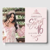 Sweet 16 Sixteen guestbook Gästebuch (Vorderseite)