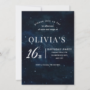 Sweet 16 Starry Night Birthday unter den Sternen Einladung