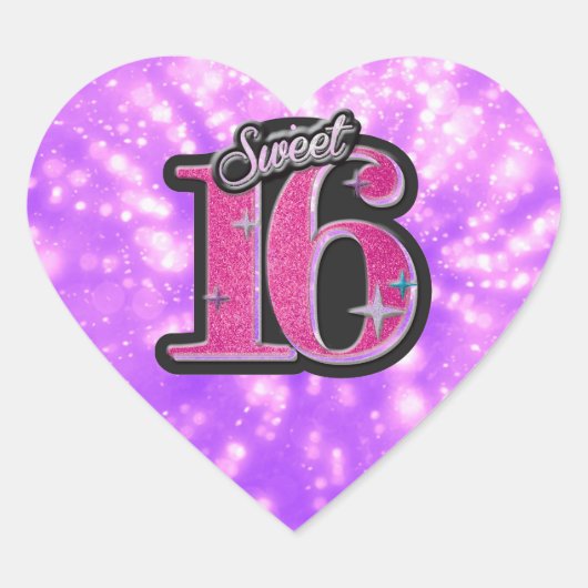 Sweet 16 Stickers (Vorderseite)