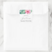 Sweet 16 Stickers Tropical Watercolor Thema (Tasche)