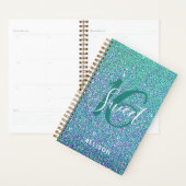 Sweet 16 Türkis Blue Glitzer Girl Personalisiert  Planer (Anzeige)