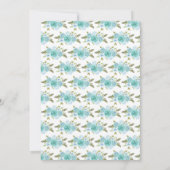 Sweet 16 Turquoise Princess African American Girl Einladung (Rückseite)